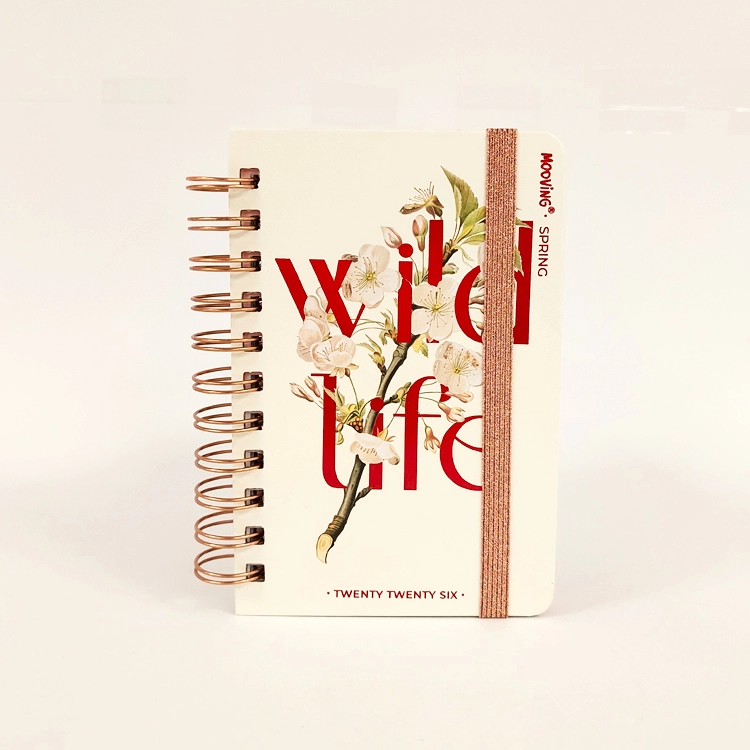 Agenda Mooving 2026 Spring Wild LIfe 10x15 cm 2 Dias por Pagina con Espiral Art.1402128